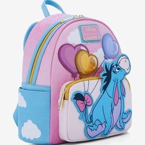 Loungefly Disney Winnie the Pooh Eeyore  Balloons Box lunch Exclusive Backpack
